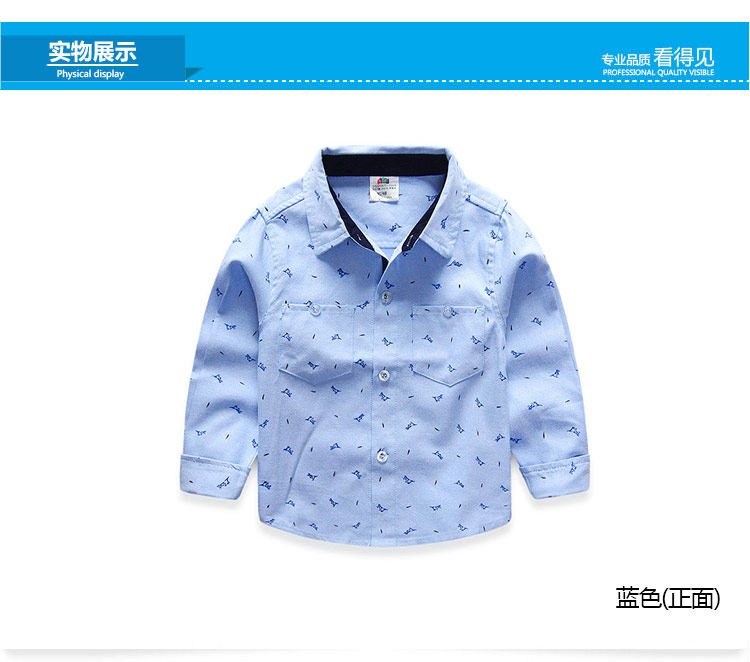 Chemise garcon à manche longue - Ref 2081920 Image 69