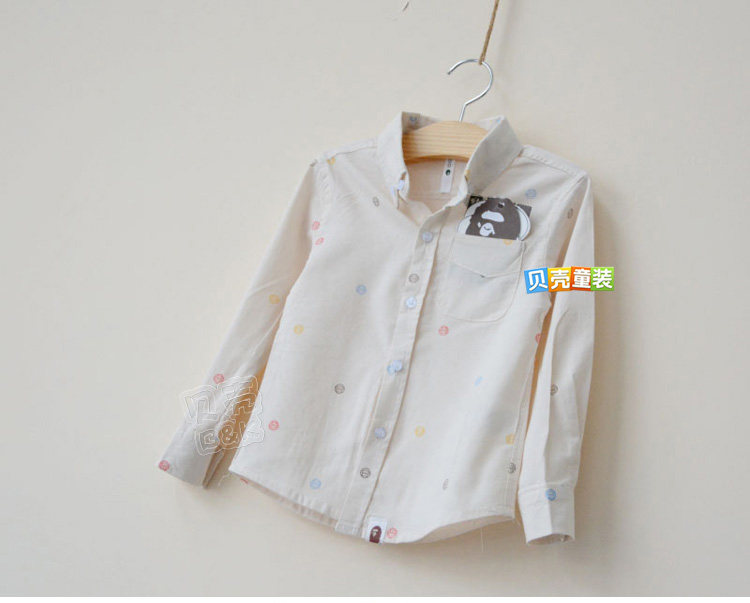 Chemise garcon à manche longue - Ref 2078303 Image 77