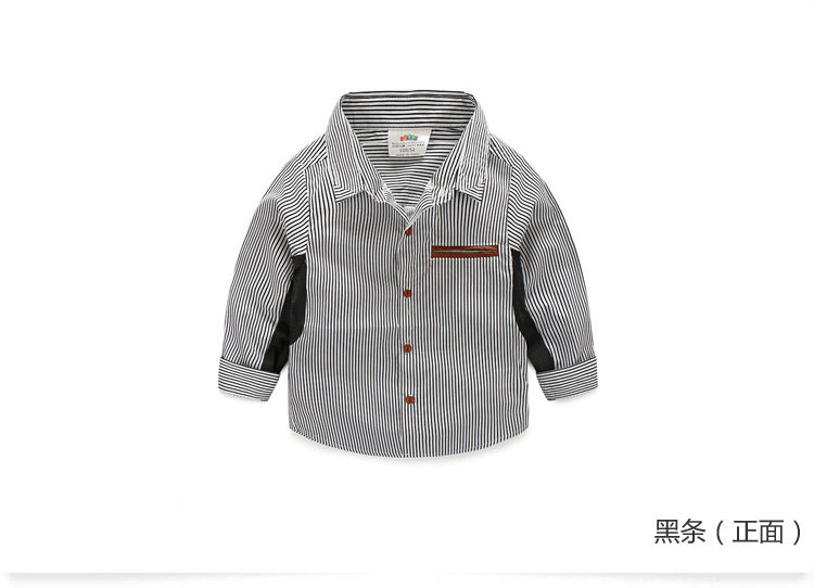 Chemise garcon à manche longue - Ref 2081973 Image 75