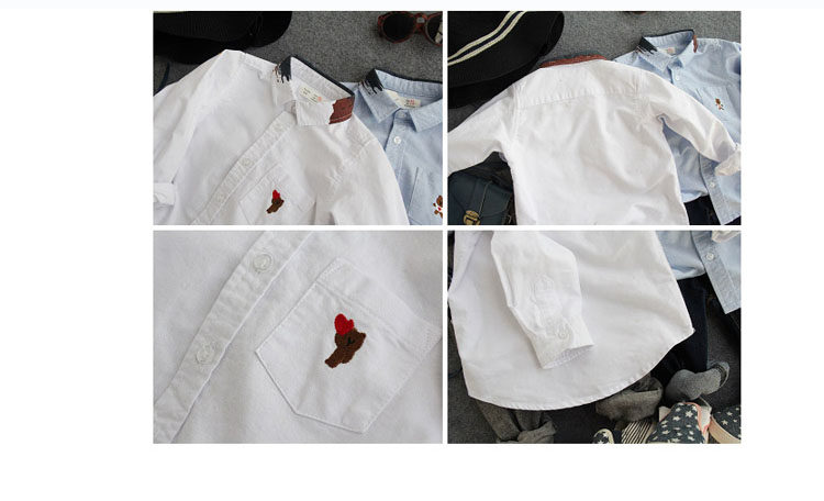 Chemise garcon à manche longue - Ref 2074860 Image 89