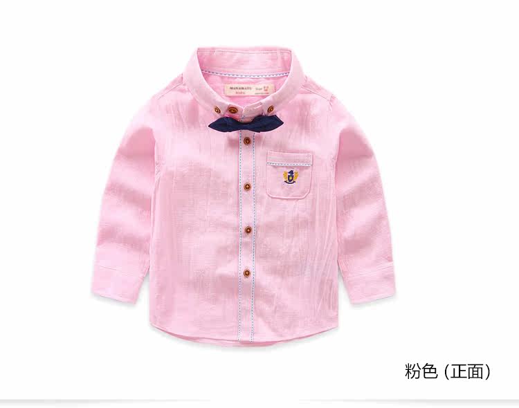 Chemise garcon à manche longue - Ref 2081970 Image 74