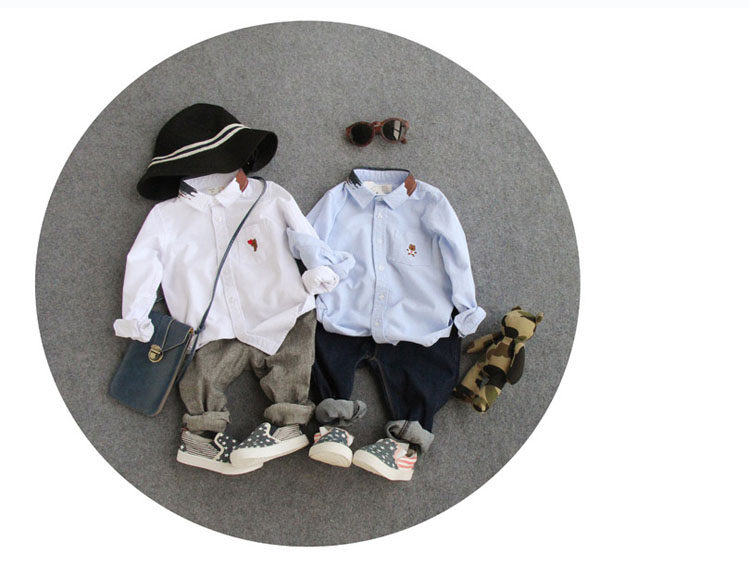 Chemise garcon à manche longue - Ref 2074860 Image 75