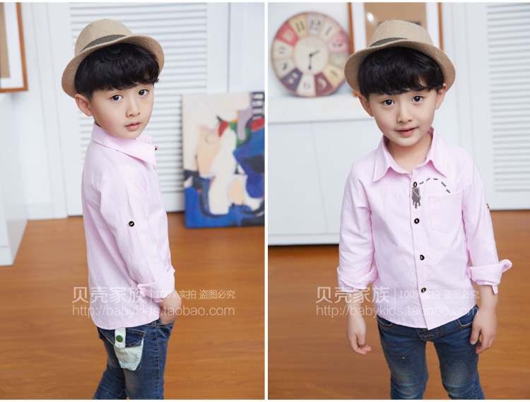 Chemise garcon à manche longue - Ref 2081969 Image 72