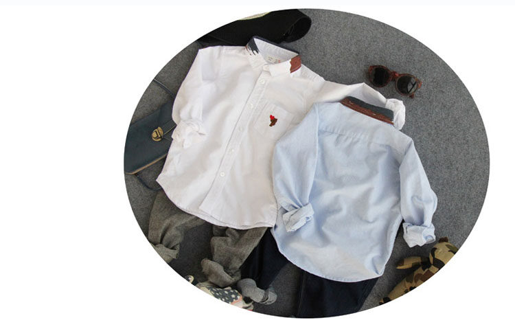 Chemise garcon à manche longue - Ref 2074860 Image 83