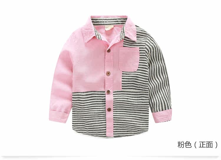 Chemise garcon à manche longue - Ref 2081962 Image 73