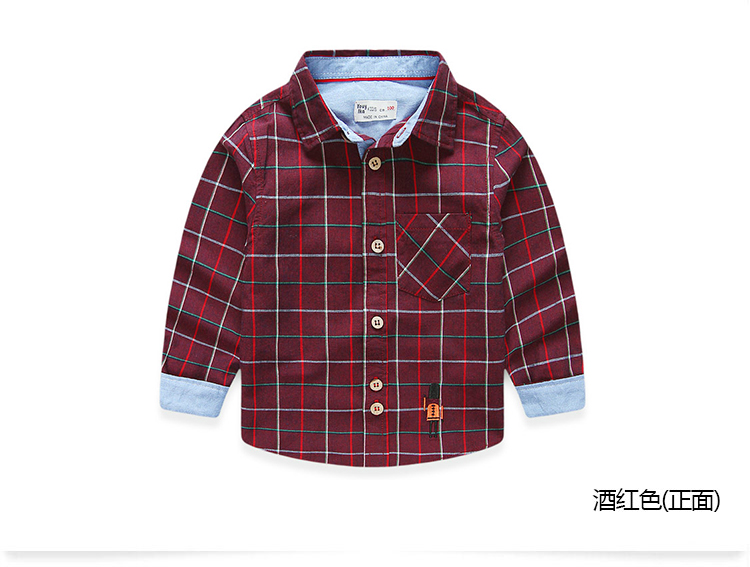 Chemise garcon à manche longue - Ref 2074358 Image 73