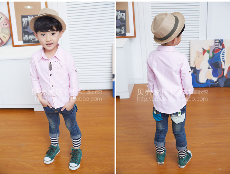 Chemise garcon à manche longue - Ref 2081969 Image 73