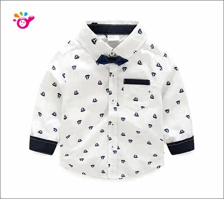 Chemise garcon à manche longue - Ref 2081913 Image 55