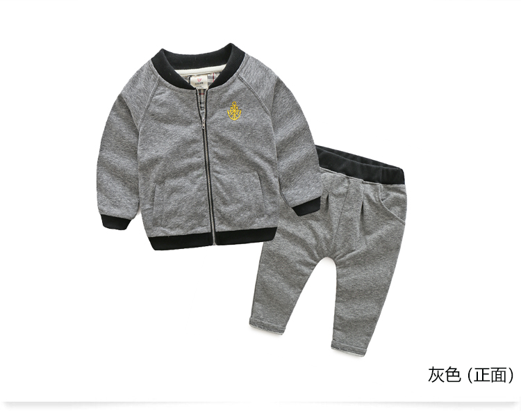 Bộ đồ thể thao cho bé mùa thu 2019 cho bé trai quần áo trẻ em quần áo trẻ em quần hai dây tz-3361 - Phù hợp với trẻ em quần áo trẻ sơ sinh