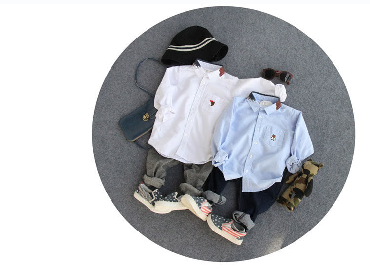 Chemise garcon à manche longue - Ref 2074860 Image 74