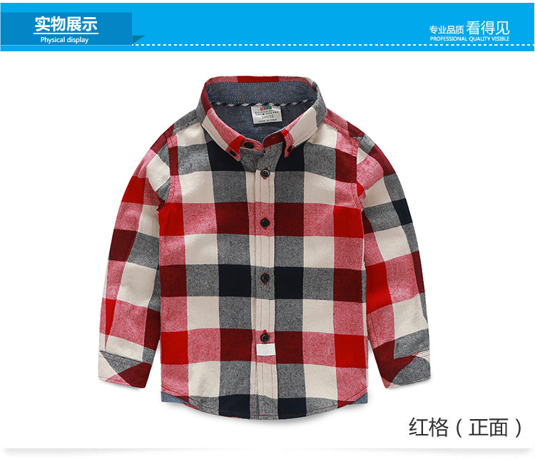 Chemise garcon à manche longue - Ref 2081961 Image 70