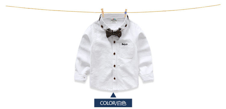 Chemise garcon à manche longue - Ref 2081925 Image 68