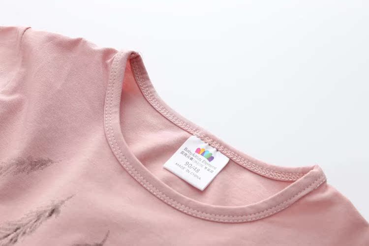 Bộ đồ giải trí poly 2019 hè mới cho bé gái mặc quần short trẻ em ngắn tay áo thun hai dây tz-3461 - Phù hợp với trẻ em quần dài cho bé gái