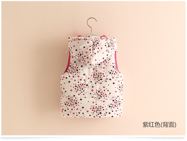 Mùa đông 2018 Quần áo trẻ em Hàn Quốc trẻ em trẻ em cộng với áo nhung cotton dày áo vest trẻ em wt-2922 quần áo cho bé