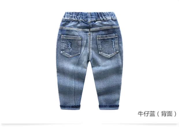 Quần jean bé xòe 2019 xuân mới bé trai mặc quần thun bé trai kz-a871 váy đầm trẻ em 13 tuổi
