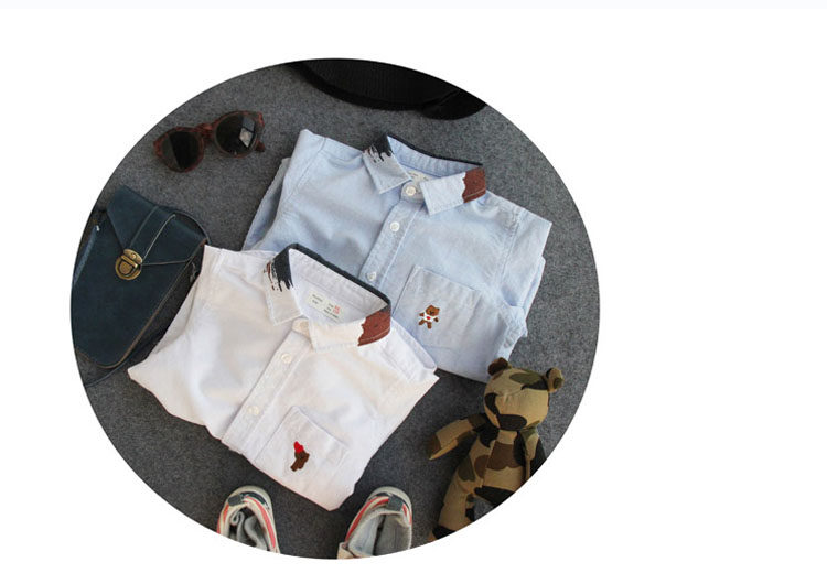 Chemise garcon à manche longue - Ref 2074860 Image 79