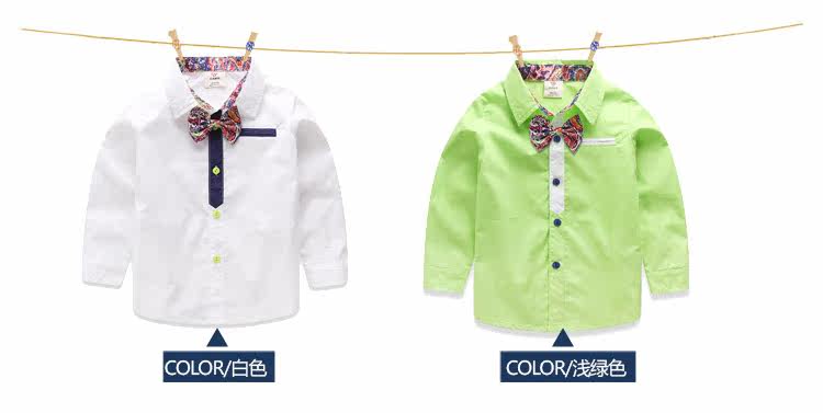 Chemise garcon à manche longue - Ref 2081918 Image 68