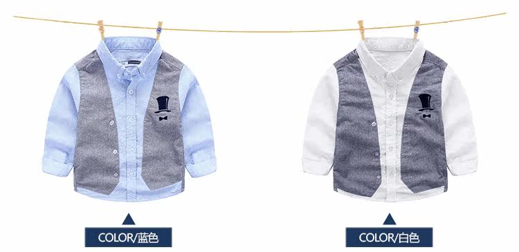 Chemise garcon à manche longue - Ref 2081910 Image 116