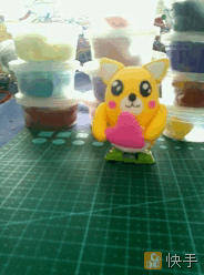[Eo đi bộ phong trào] dính đất sét phụ kiện handmade TỰ LÀM mini đi bộ máy gốm mềm đất sét màu plasticine cửa hàng đồ chơi trẻ em