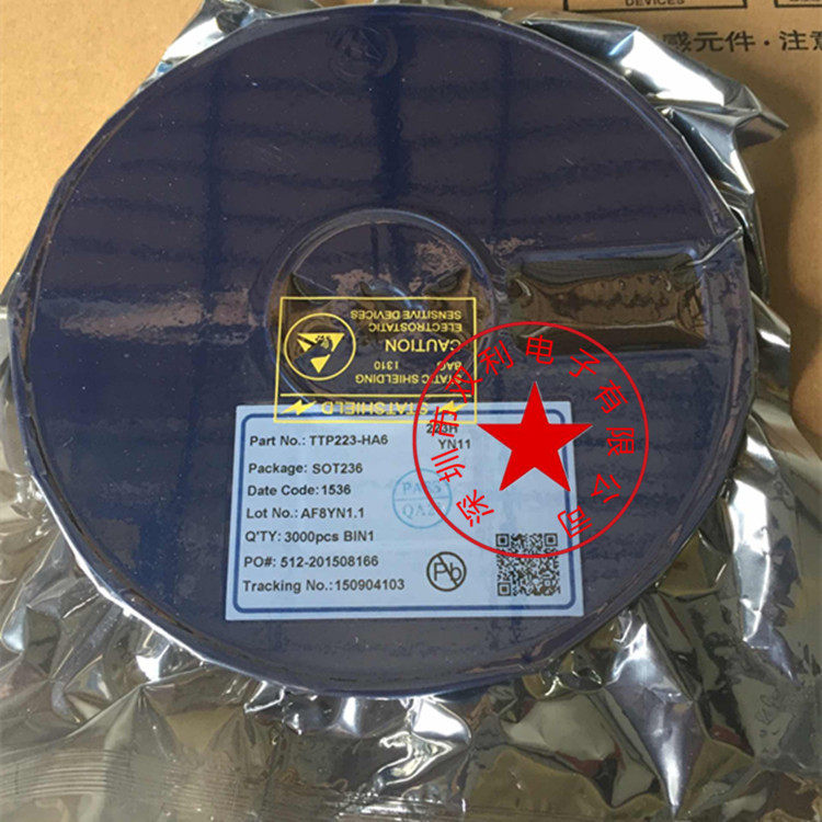 TTP223 TTP223HA6 TTP223N-HA6 SOT23-6 single touch IC New original direct shot