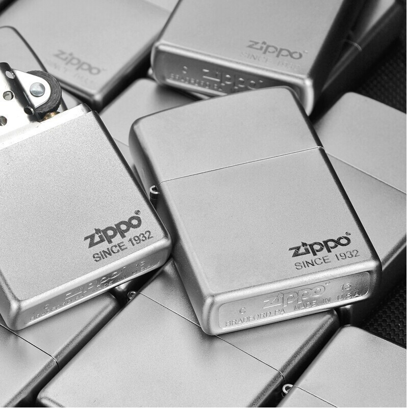 American genuine windproof zippo Zippo lighter 205 frosted original DIY custom lettering wear-resistant