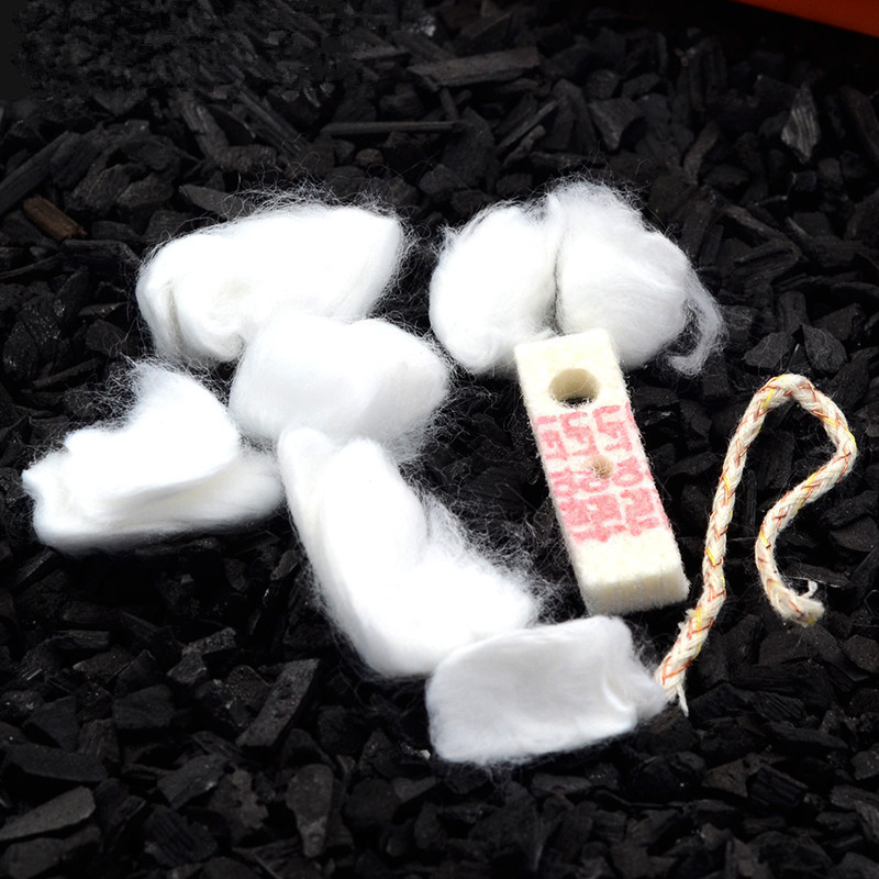 Original disassembly machine new zippo lighter inner bile degreased cotton cotton core cotton pad thimble fire wheel spring sheet