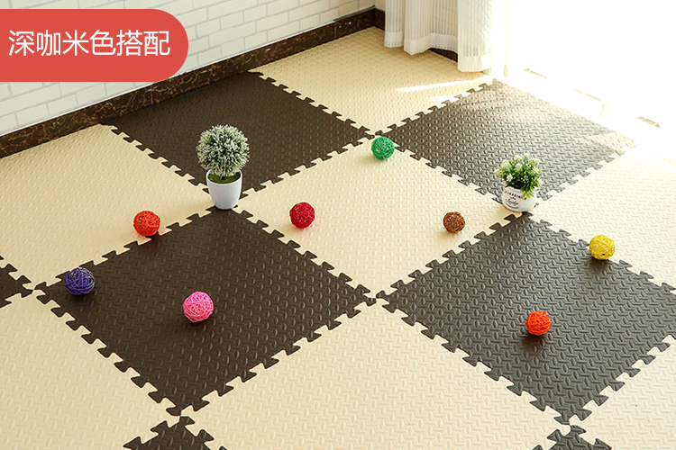 Trẻ em chống trượt mat khâu sàn xốp dày Thảm trẻ em mat dày thảm nhựa chống trượt