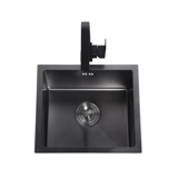 Черный 304 Квадратная ручная раковина из нержавеющей стали.