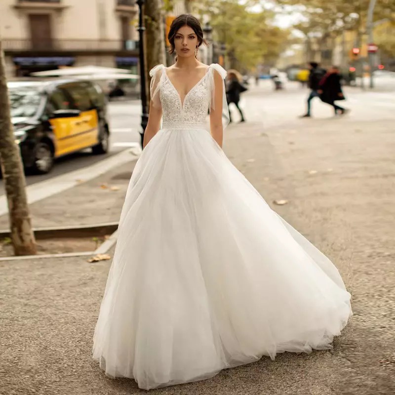 Wedding Dresses Women Boho Bridal Gowns Mariee Custom Made
