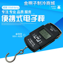 Household portable electronic scale mini high-precision portable scale hand-held shopping fishing spring adhesive hook express weighing