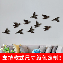 Simple three-dimensional bird Wall Wall decorative refrigerator stickers creative living room porch background wall decoration pendant