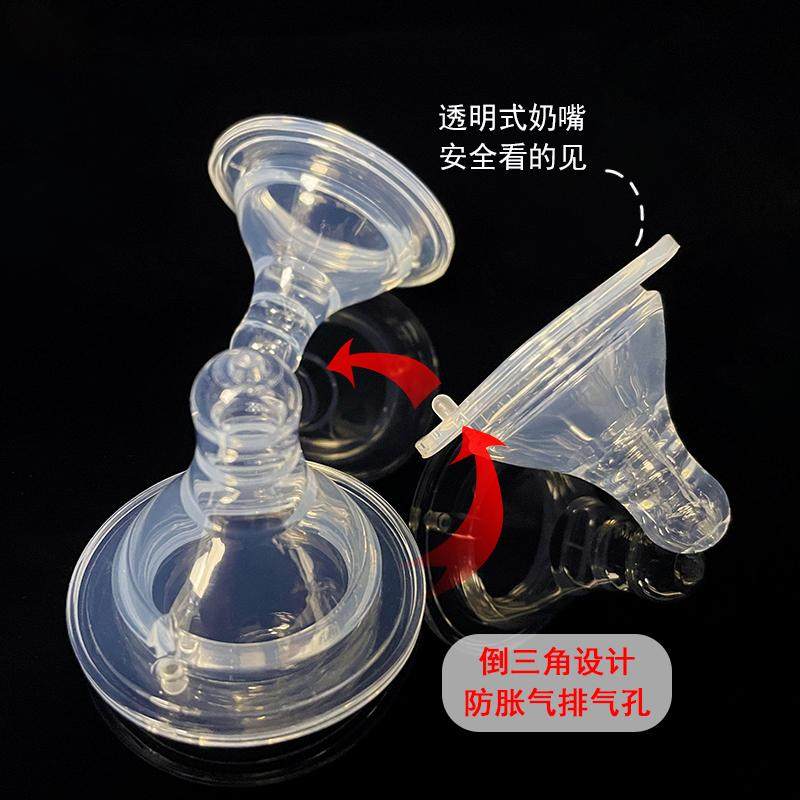 5cm Wide-Caliber Simulated Pacifier with Breast Milk-Like Feel, Ultra-Soft Wide-Caliber Silicone Baby Pacifier, Universal Type