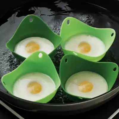 Kitchen gadget high temperature resistant food silicone egg cooker steaming Egg Bowl European food grade egg steamer