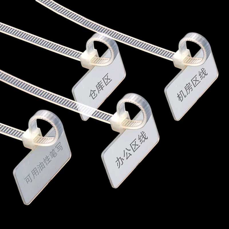 3 4 * 100150200m m cable label ties for ticks signage ties nylon network cable label ties