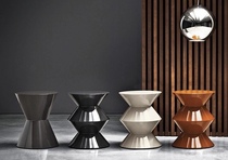 Minotti side table Creative fashion FRP round table Simple coffee table Fashion pier villa coffee table Tea table