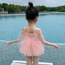 Childrens swimsuit girl one-piece swimsuit dress Skirt Baby Princess Dress Little Girl Swimsuit Suit Spa Beach Swimsuit