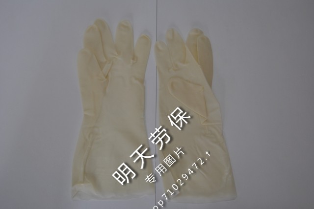 Thickened Ding sunny greaseproof gloves resistant to acid-base anti-corrosion Anti-corrosion rubber gloves Industrial Lauprotect abrasion-resistant gloves