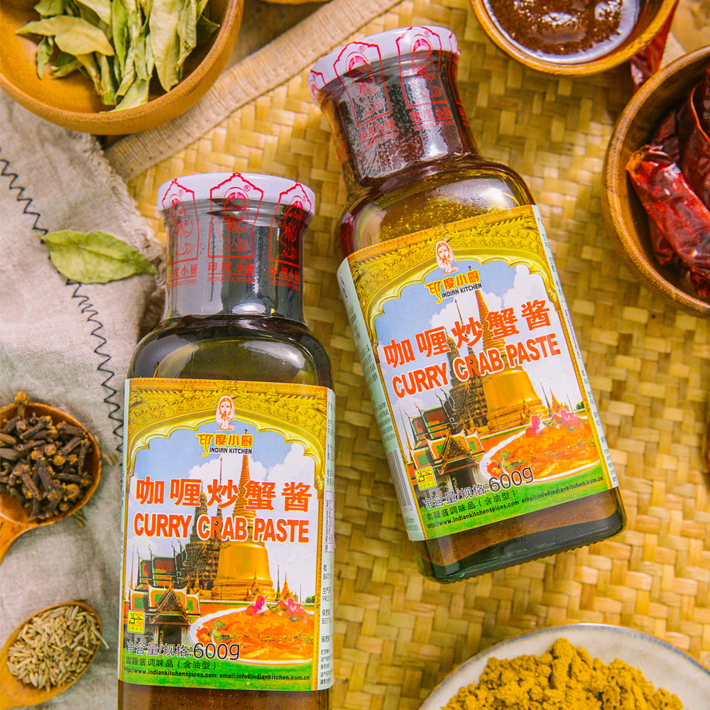 ] Indian Chef Curry Fried Crab Sauce 600g