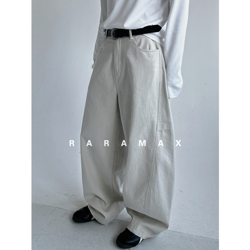 Raramax Is the Best of the Year! 90S Icon, Relaxed and Stylish, a Fashionable Essential. Scythe/Curved Knife Casual Pants