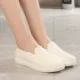 Giày đi mưa thấp cổ nữ giày đi mưa ngắn thời trang Hàn Quốc người lớn chống trượt nhà bếp làm việc giày cao su không thấm nước giày y tá phụ nữ - Rainshoes