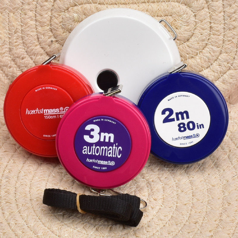 German original import 1 5 m 2 m 3 m 3 m size red tape measure black inch size clothing soft ruler cloth ruler