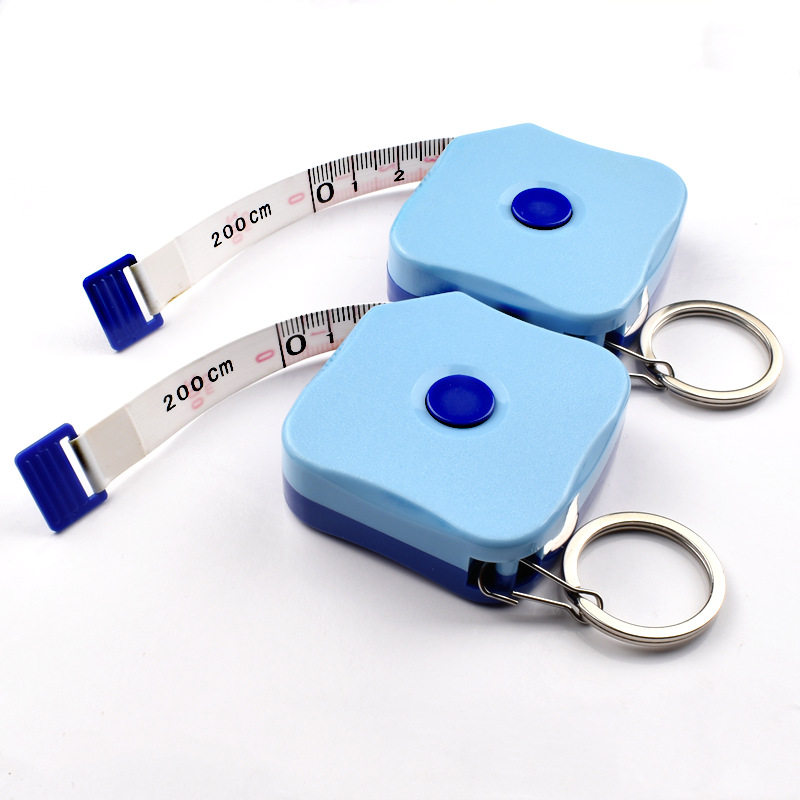 Mini cute 2 m measuring tape measuring clothes ruler height with size and soft ruler measuring three-walled measuring chest circumference waist circumference special ruler