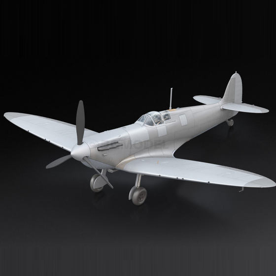 3g Model Ibg 72584 1/72 Spitfire Mk.I & Mk.Ii Black Box Twin Aircraft