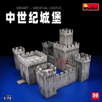 3G model Miniart assembly scene 72005 Medieval Castle 1 72