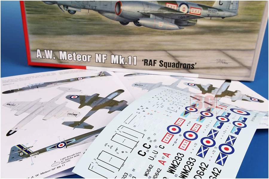 3G модель SPECIAL HOBBY 72437 Метеор Метеор NF MK.11 1/72
