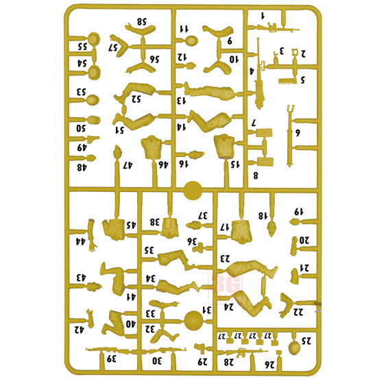 3g Model Master Box Assembled Action Figure Mb35105 1/35 Vietnam War Series Enemy on the Left