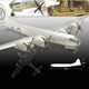 3g Model Edme Assembled Aircraft 12528 American B-29A Enora Musk Card Bomber