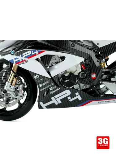3G модель Meng Assembly BMW MT-004S BMW HP4 Race Motorcycle 1/9 Предварительная версия
