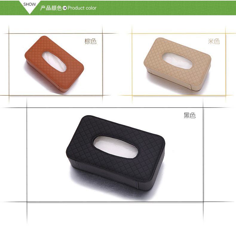 Xe ô tô khăn giấy che nắng sunroof khay treo xe ô tô cung cấp ý tưởng - Ô tô nội thất Accesseries đồng hồ trang trí ô tô