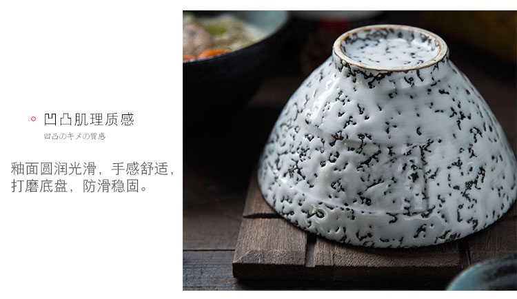 Phong cách Nhật Bản và gió ramen bát nhà hàng đặc biệt sáng tạo bộ đồ ăn công suất lớn bát súp salad bát mì nhà bát bát đĩa đẹp